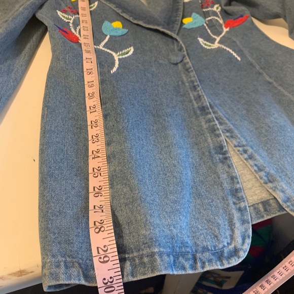 🪡 beaded Denim Jacket Blazer 🧵 - Picture 16 of 16